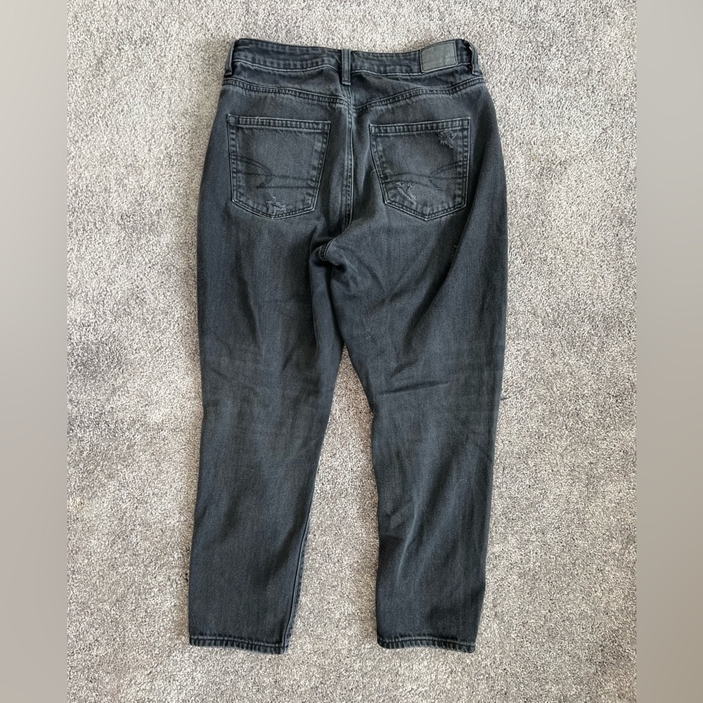 American Eagle Distressed Black Jeans - Picture 2 of 3